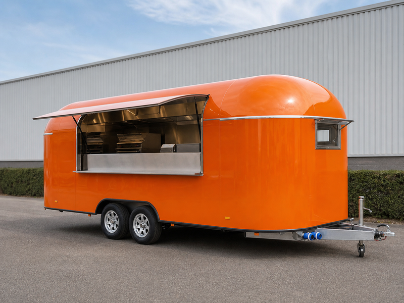 AI-polished CC-AC1 Colour Airstream Food Trailer product hero image