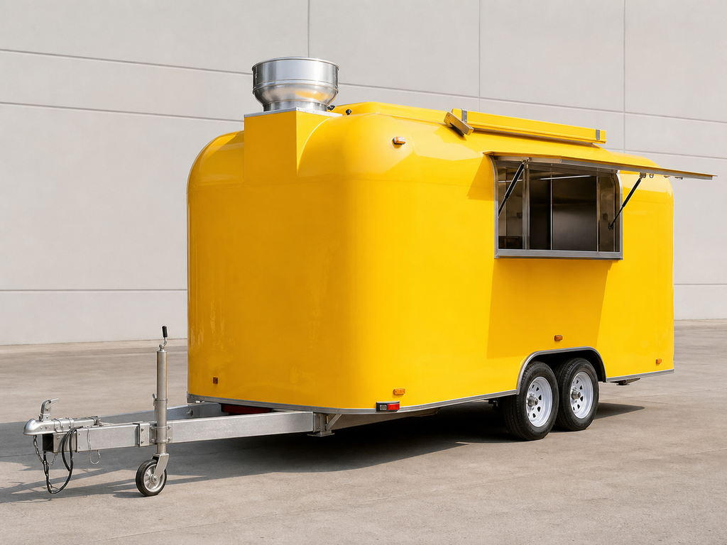 AI-polished CC-AC2 Modern Colour Food Trailer product hero image