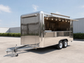 AI-polished CC-AS2 Modern Stainless Food Trailer product hero image