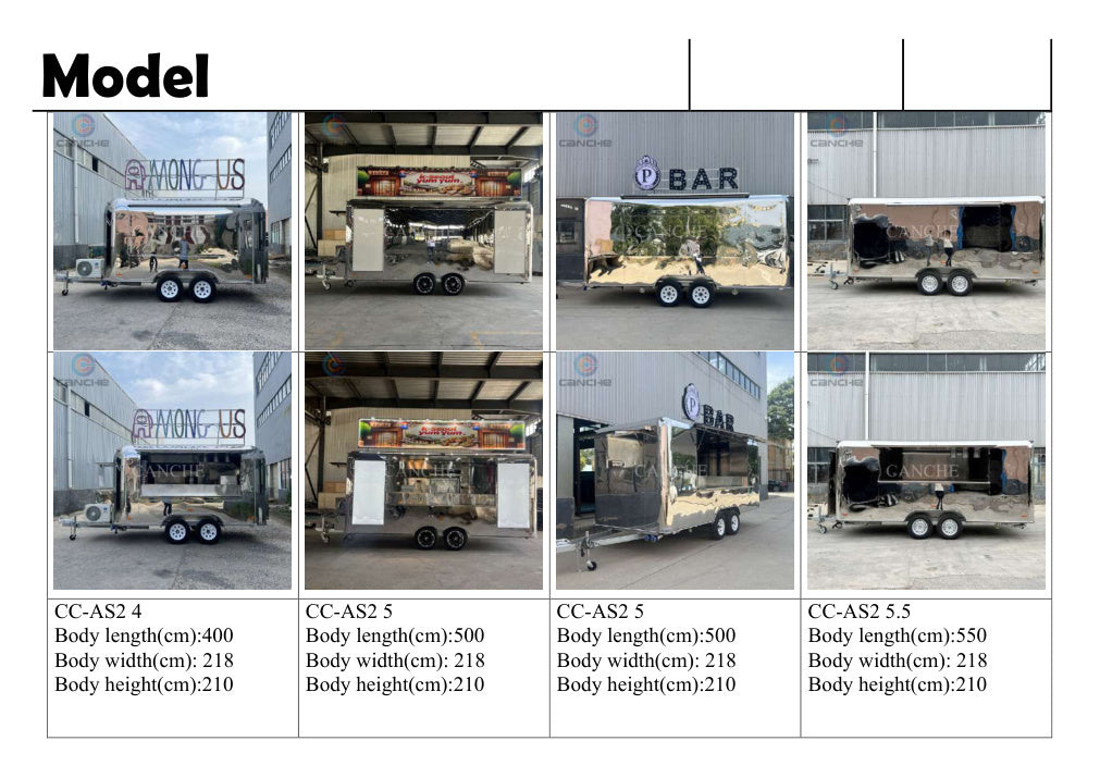 CC-AS2 Modern Stainless Food Trailer supplier catalogue image page 9