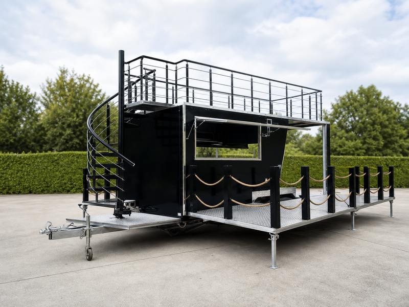 AI-polished CC-BT1 Double-Deck Event Catering Trailer product hero image
