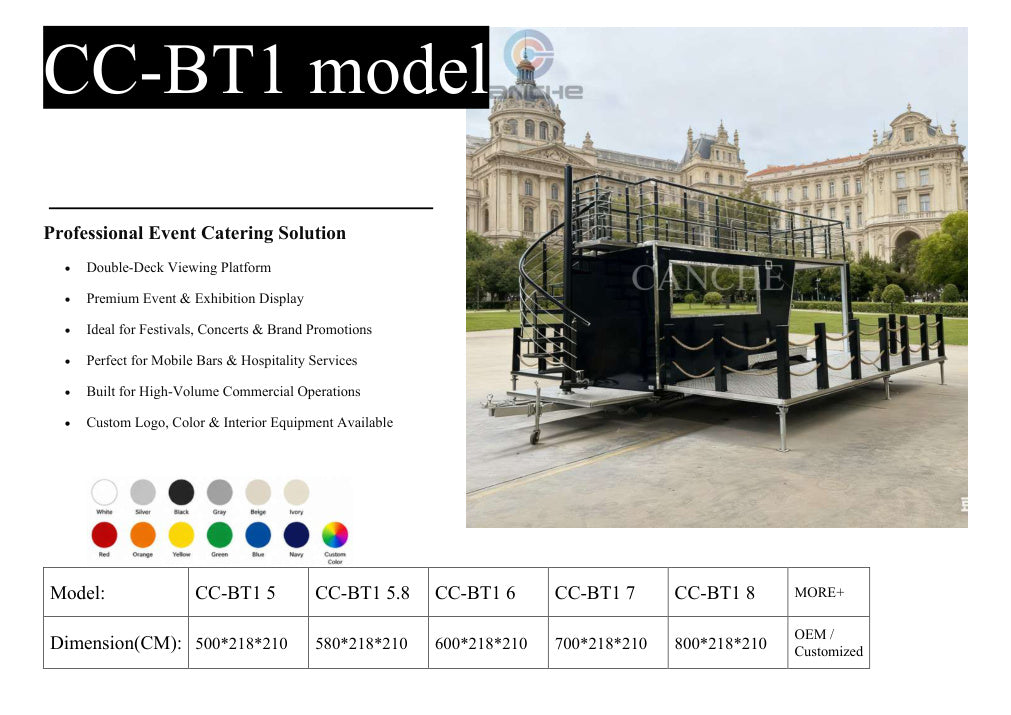 CC-BT1 Double-Deck Event Catering Trailer supplier catalogue image page 18
