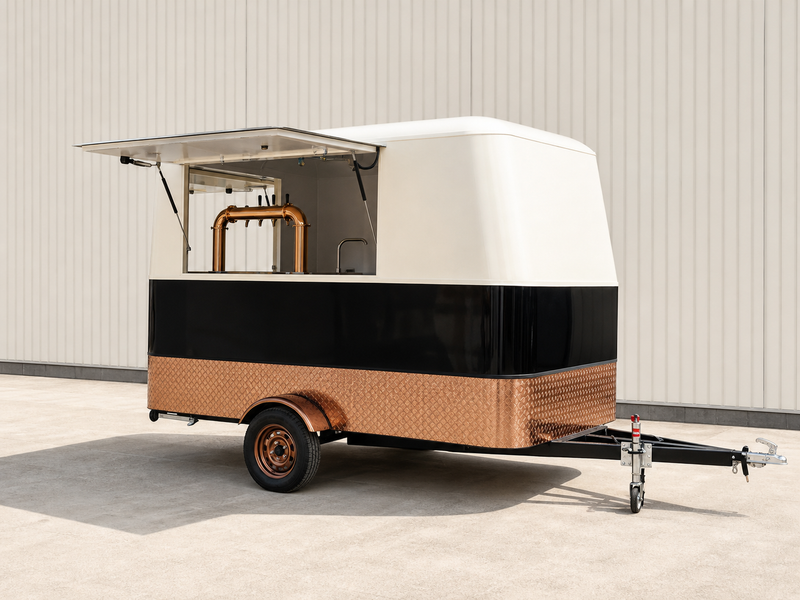 AI-polished CC-BT2 Mobile Bar Trailer product hero image