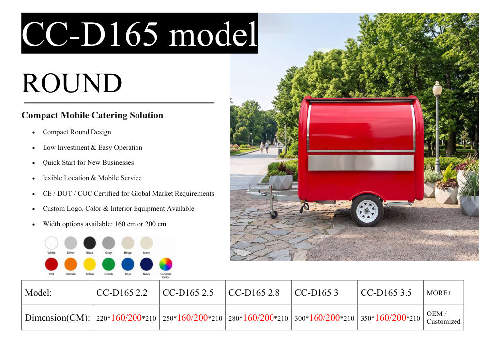 CC-D165 Round Compact Food Trailer supplier catalogue image page 14
