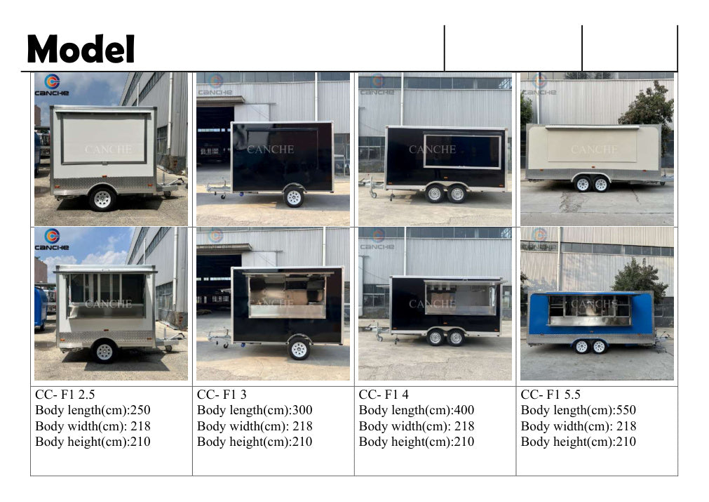 CC-F1 Square Professional Food Trailer supplier catalogue image page 13