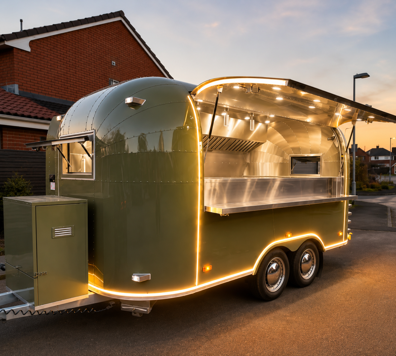 Full-size food truck for UK mobile catering business